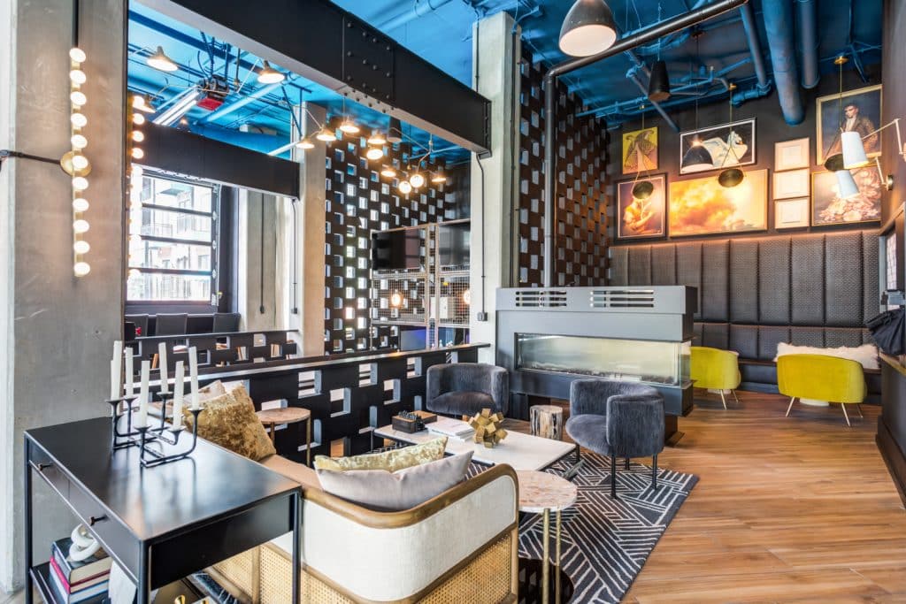 Community room open to residents at Margaux Midtown